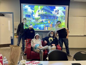 Game Design club participating in Global Game Jam (Photo courtesy of Parisa Burton / Staff Writer). 