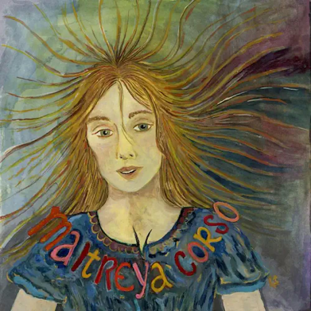 <p><em>Maya Hawke’s album cover of “Maitrey Corso.” (Photo courtesy of </em><a href="https://music.apple.com/us/album/maitreya-corso/1878649394" target=""><em>Apple Music</em></a><em>)</em></p>
