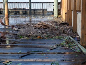Hurricane Milton’s damage varied across counties in the state (Photo courtesy of Wikimedia Commons / “Hurricane Milton sweeps Patrick Space Force Base at Category 1 strength (8694182)” by U.S. Space Force photo by Senior Airman Spencer Contreras. October 10, 2024).