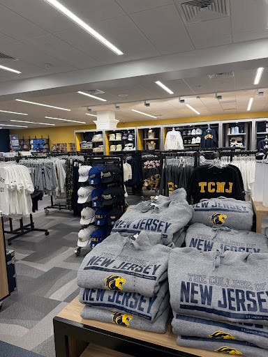 The shelves of The College’s recently opened bookstore at the library (Photo by Jadyn Buccilli / Staff Writer).