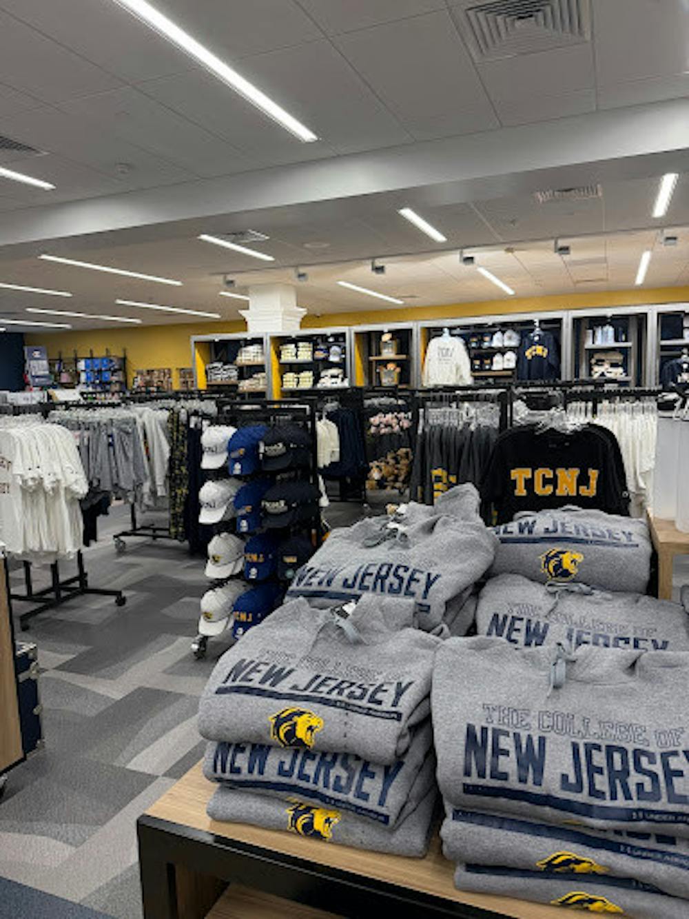 <p><em>The shelves of The College’s recently opened bookstore at the library (Photo by Jadyn Buccilli / Staff Writer).</em></p>