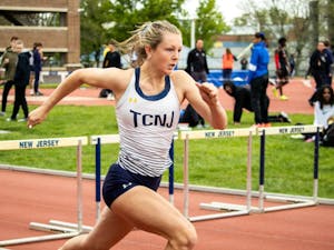 Junior Sarach Scepkowski won two medals for the Lions to help win their NJAC title. (Photo courtesy of Shane Gillespie)