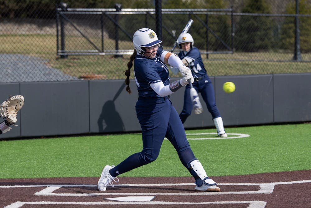 <p><em>Sophomore first baseman Camryn Kitchin at the plate (Photo courtesy of Jimmy Alagna).</em></p>