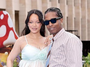 Rihanna and A$AP Rocky at the 2025 “Smurfs” movie premiere (Photo courtesy of IMDb)