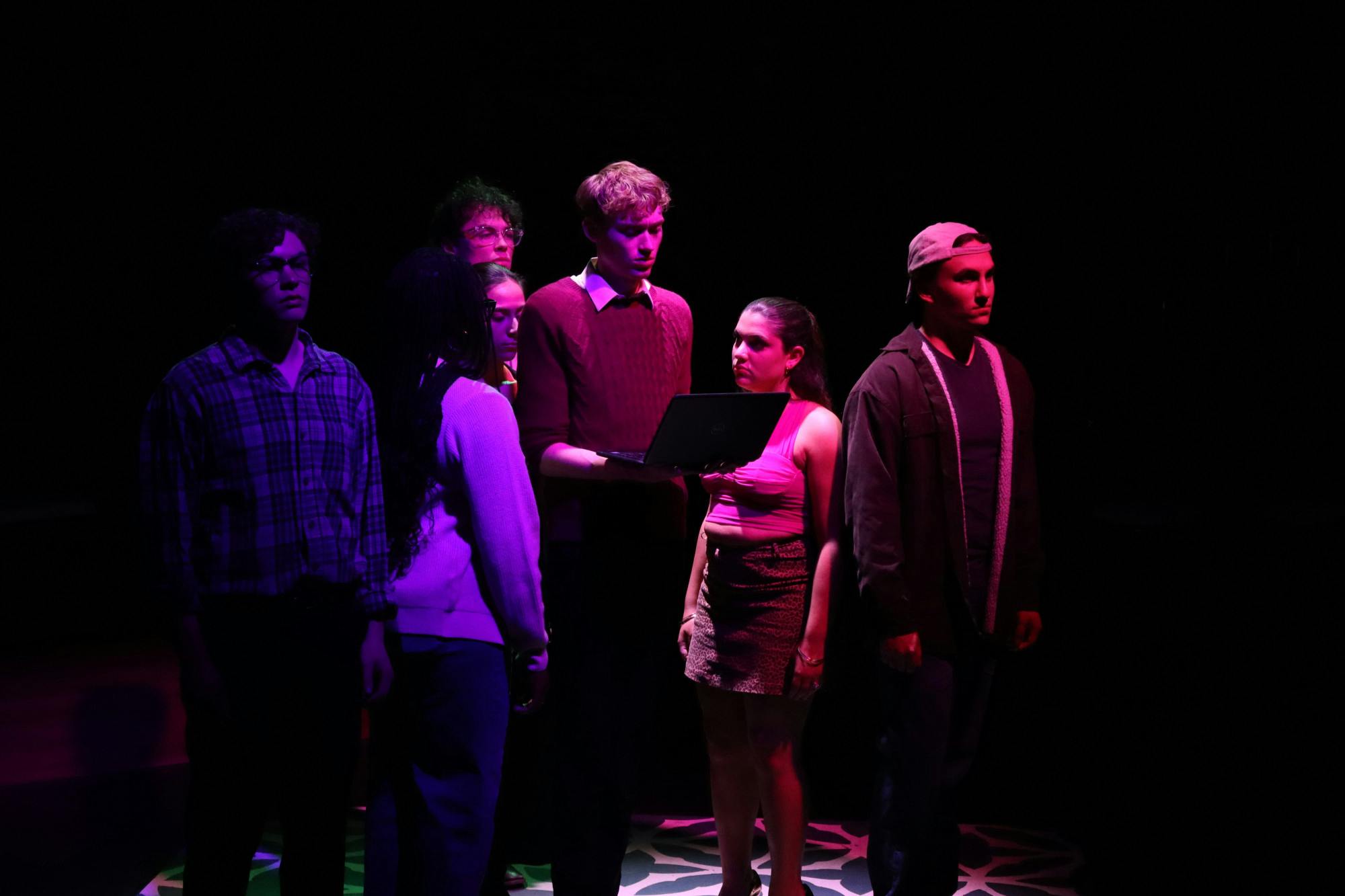 The cast of the All College Theatre production of “Significant Other.” (Photo by Finn Singley)
