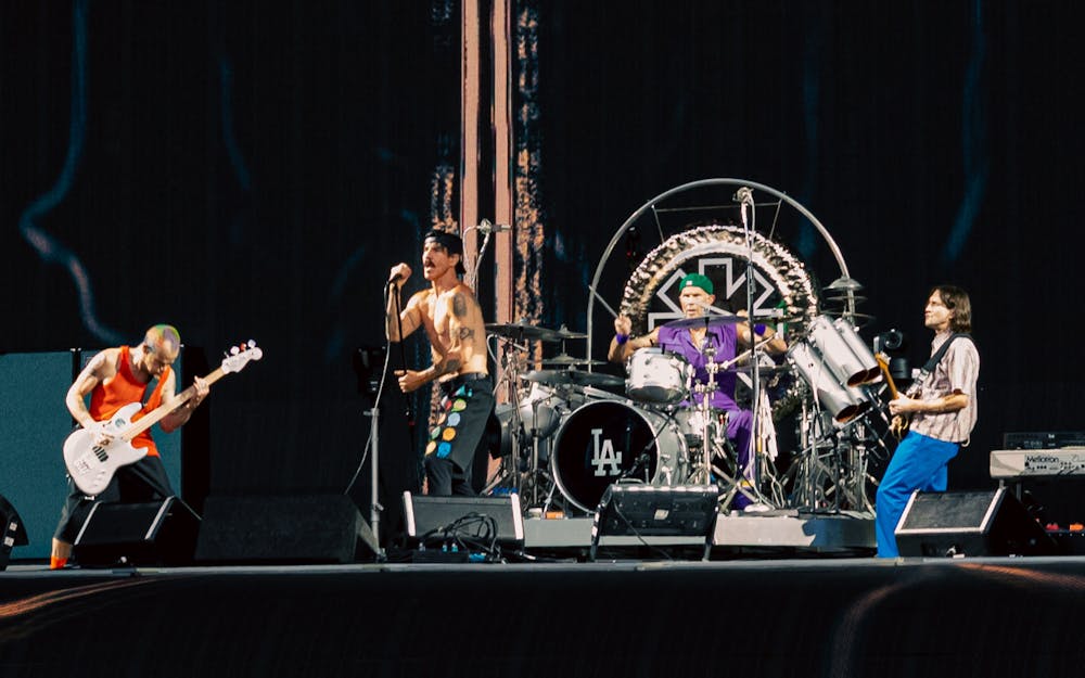 <p><em>Headliners Red Hot Chili Peppers (Photo Courtesy of </em><a href="https://commons.wikimedia.org/wiki/File:RHCP_Live_in_London_26_June_2022.jpg" target=""><em>Wikimedia Commons</em></a><em> / Kreepin Deth, June 26, 2022)</em></p>