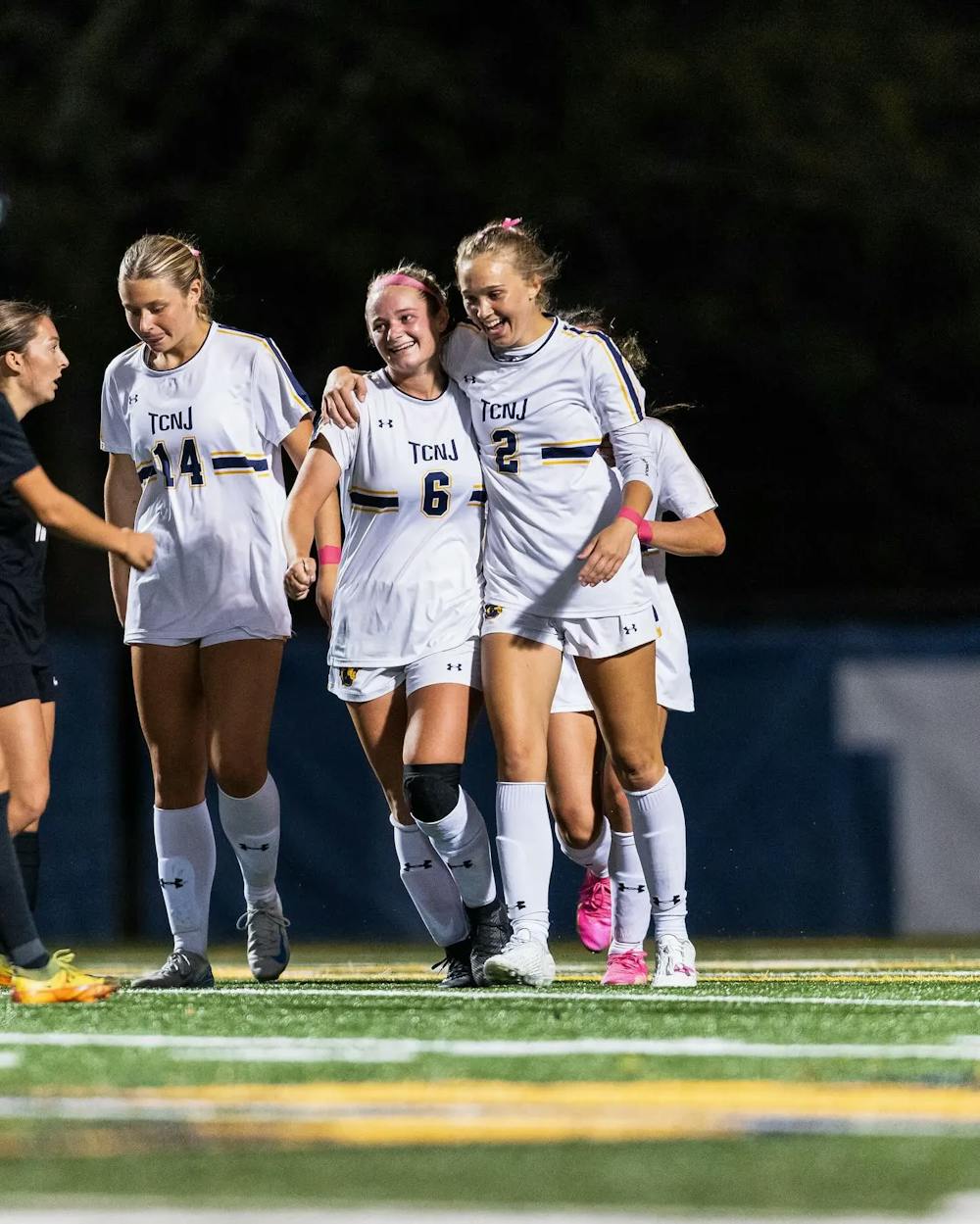 <p><em>The Lions celebrating a goal (Photo courtesy of Derick Zelaya).﻿</em></p>