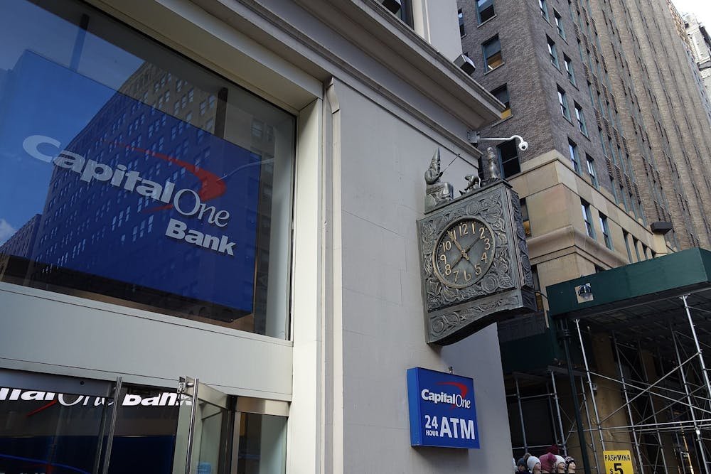 <p><em>Capital One announced its plan to merge with Discover Financial Services in late 2024 or early 2025 in a deal that would offer multiple benefits to both financial institutions (Photo courtesy of </em><a href="https://commons.wikimedia.org/wiki/File:32nd_St_Park_Av_td_(2018-11-20)_03_-_Capital_One_(470_Park_Avenue_South).jpg" target=""><em>Wikimedia Commons</em></a><em> / Tdorante10. November 20, 2018). </em></p>