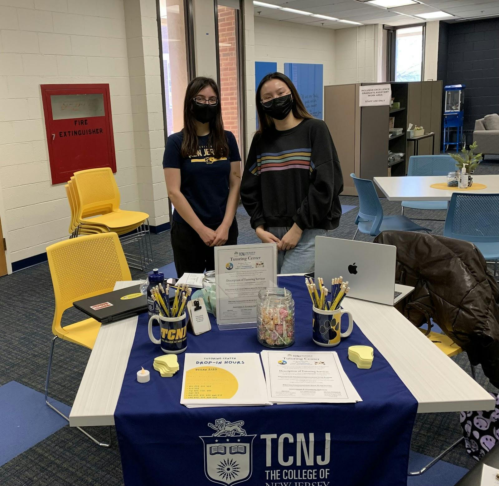 Pictured left to right: Sarah Adamo, Crystal Tran (Arianna McCleod / Correspondent).