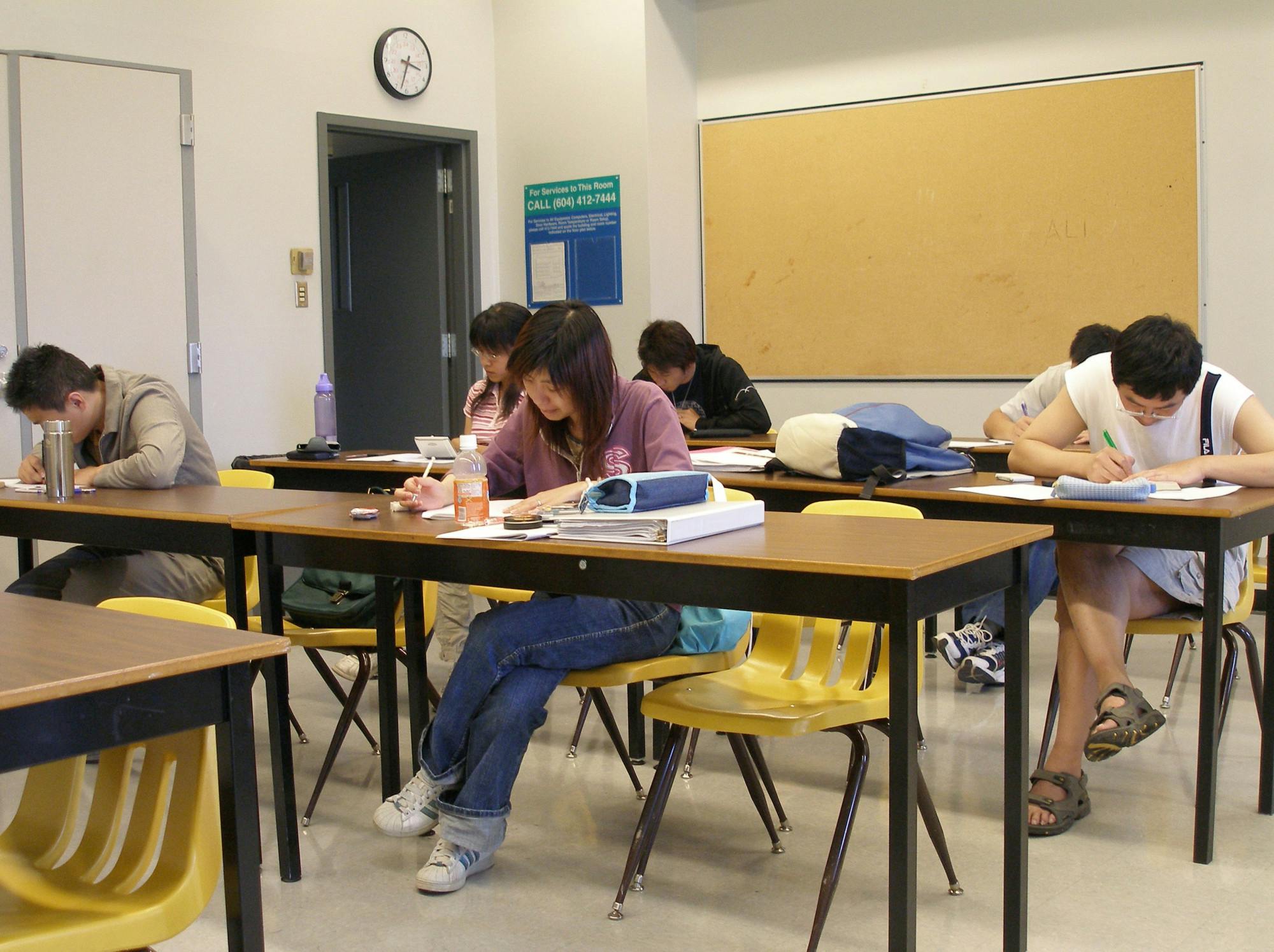 Students should not be having finals scheduled for the same time or multiple exams scheduled back to back. (Photo courtesy of Flickr / Dennis Sylvester Hurd, July 29, 2006)