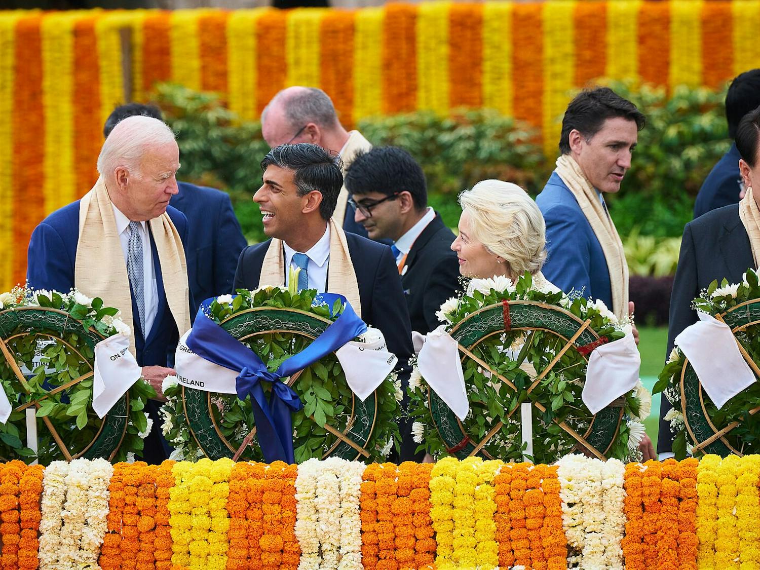 (Photo courtesy of Wikimedia Commons/“Joe Biden, Rishi Sunak and Ursula von der Leyen at G20 New Delhi - 2023” by Dati Bendo / European Commission. September 10, 2023). 