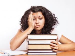 Students can be placed under large amounts of stress throughout the semester (Photo courtesy of Flickr / “Learning” by CollegeDegrees360, July 12, 2012).