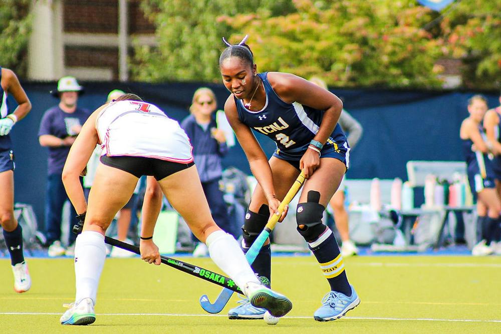 <p>Senior Jadyn Huff leads the team in goals this season (9).</p>