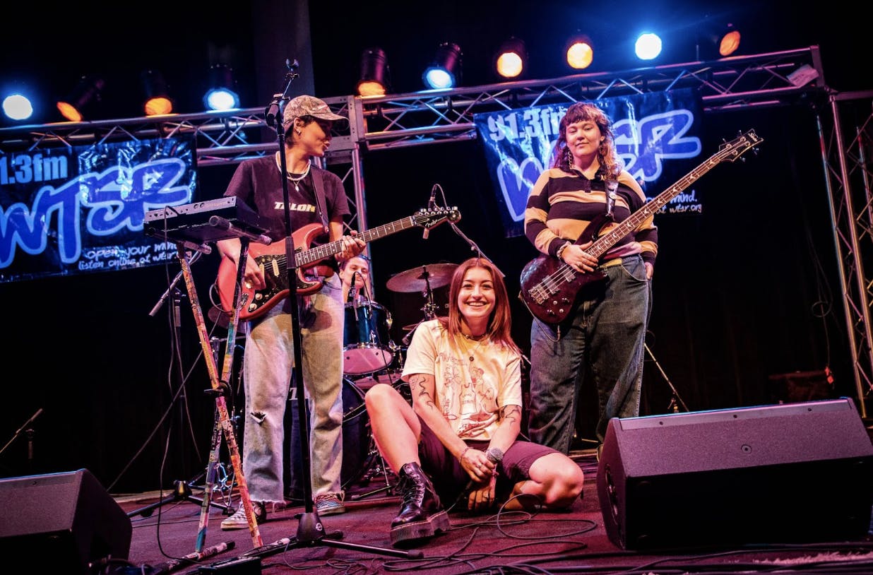 Talon poses for their introduction at Underground. (Photo by Andre Paras / Video Editor)