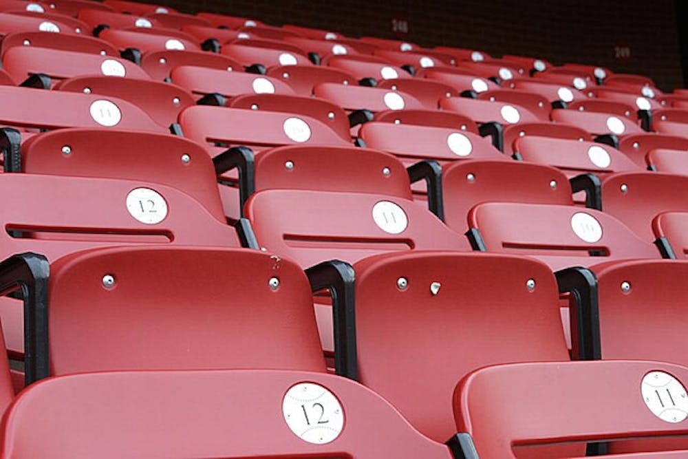 <p><em>The fairness of Ticketmaster’s ticket distribution has long been called into question. (Photo courtesy of </em><a href="https://commons.wikimedia.org/wiki/File:Stadium_Seating.jpg" target=""><em>Wikimedia Commons </em></a><em>/ Velo City STL, March 11, 2025)</em></p>