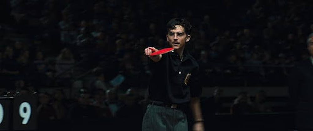 <p><em>“Marty Supreme” follows the story of an ambitious table tennis player, played by Chalamet. (Photo courtesy of </em><a href="https://www.imdb.com/name/nm3154303/mediaviewer/rm2385551362/?ref_=nmmi_mi_1" target=""><em>IMDb</em></a><em>)</em></p>
