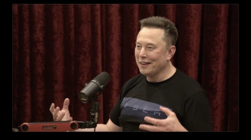 <p><em>Elon Musk, the richest man in the world, has proposed the possibility of an artificial intelligence utopia. (</em><a href="https://www.youtube.com/watch?v=O4wBUysNe2k" target=""><em>Photo Courtesy </em></a><em>of the Joe Rogan Experience)</em></p>