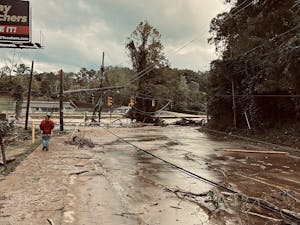 The high winds, storm surge and torrential rain made Helene the deadliest hurricane to make landfall on the mainland since Hurricane Katrina in 2005 (Photo courtesy of Wikimedia Commons / “Devastation in Asheville after Hurricane Helene” by Bill McMannis September 27, 2024).