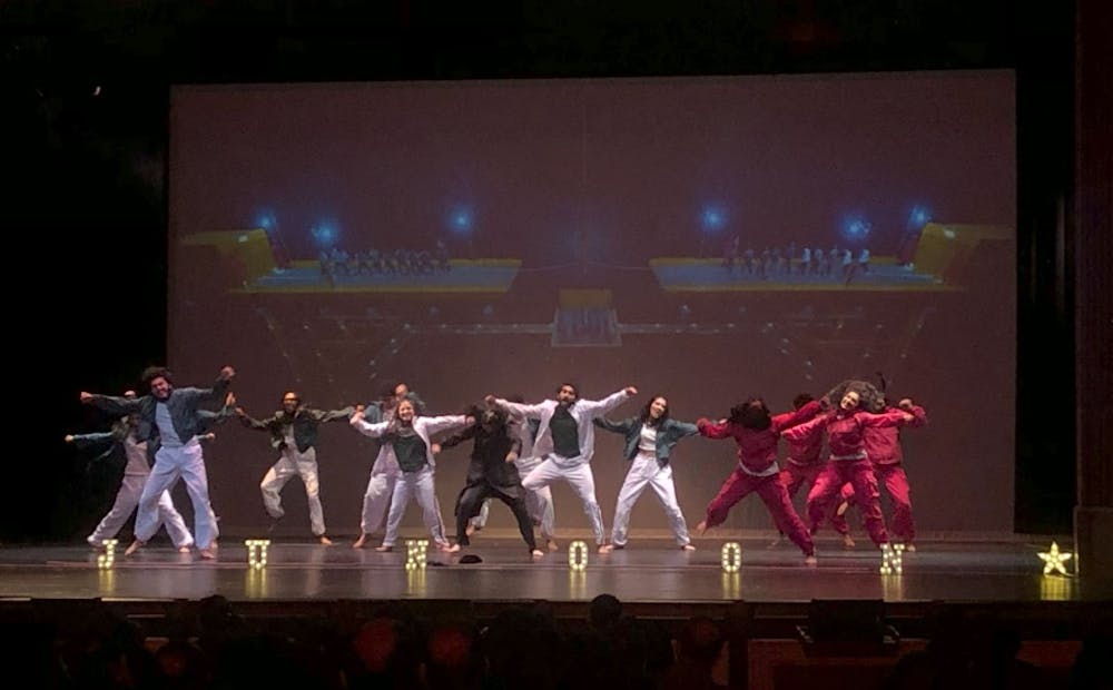 <p><em>Minnesota Junoon performing their winning routine. (Photo by Madison Anidjar / Staff Writer)</em></p>