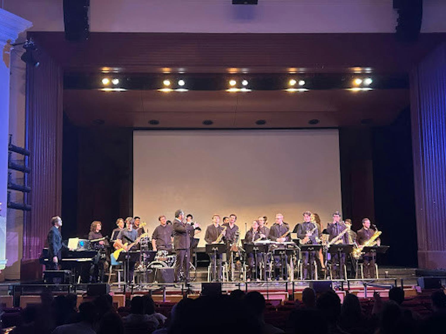 The Nov. 18 performance was held in Kendall Hall and consisted of 11 pieces (Photo Courtesy of Jenna Rittman / Correspondent).