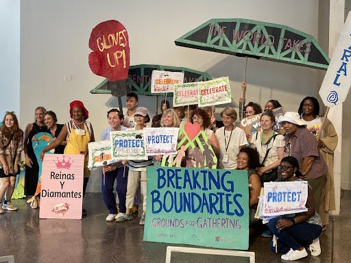 Breaking Boundaries was the product of a new initiative at Grounds for Sculpture to bring in a more diverse audience to the grounds as well as highlight voices that have long been overlooked at art institutions (Photo courtesy of Lilly Ward).