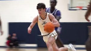 Nick Koch moves into top ten in scoring (Photo by Nick Kurti)