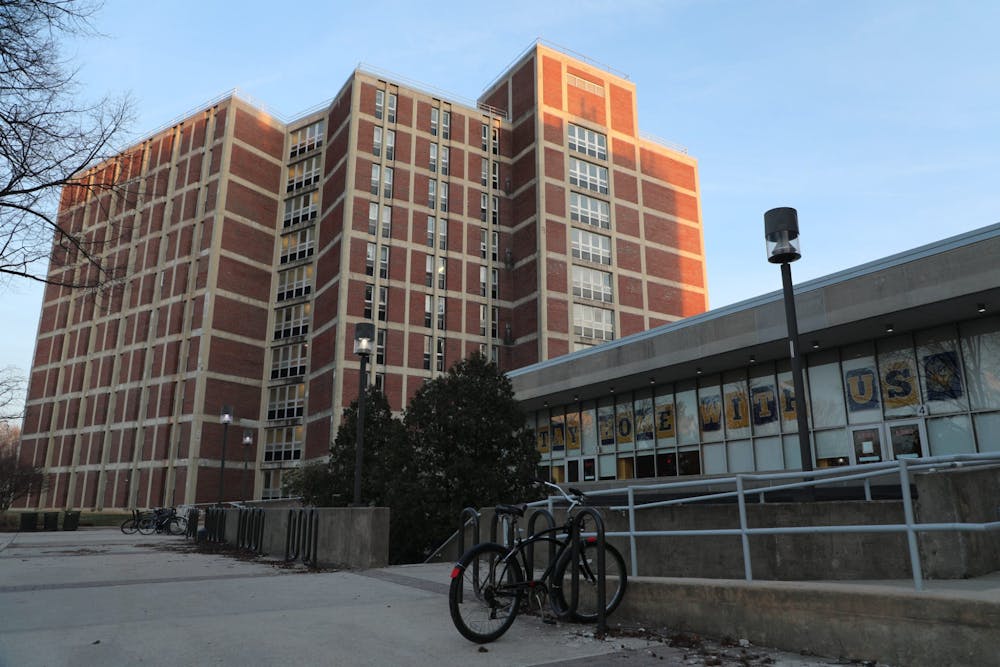 <p><em>The damages in Wolfe Hall cost around $2,000 to fix. (Photo by Andre Paras / Video Editor)</em></p>