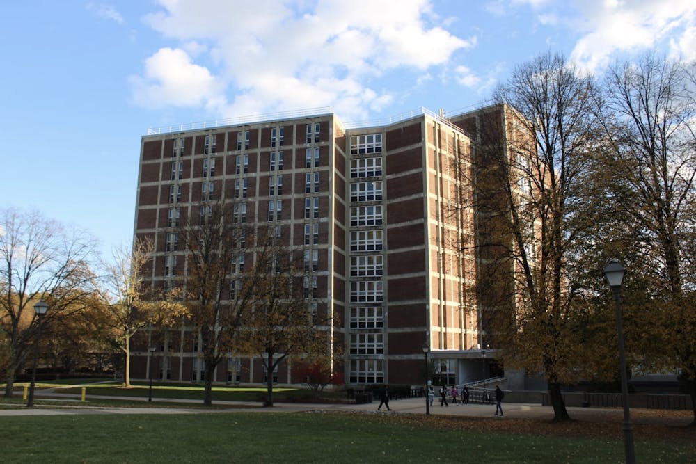 Many first-year students choose to live on campus, especially in the Travers and Wolfe towers (Photo courtesy of Albert Nunez / Staff Photographer).