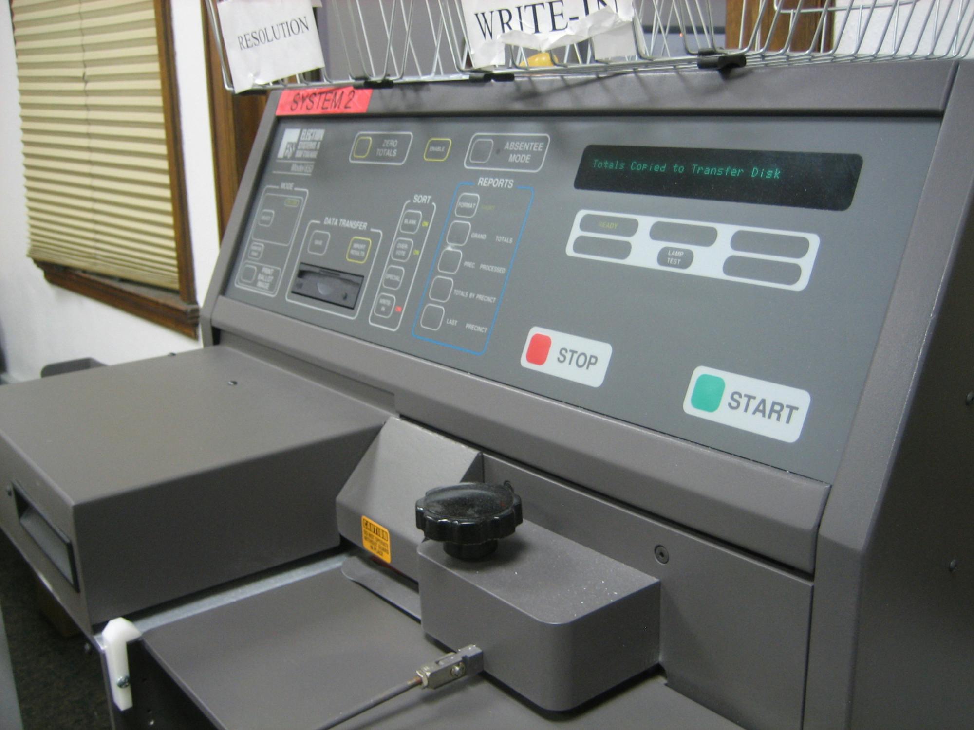 A $1.6 Billion defamation lawsuit against Fox News by Dominion Voting Systems claims that Fox News was spreading false election claims during and after the 2020 Presidential Election (Photo courtesy of Flickr/“Ballot Counting Machine” by Lance Fisher. November 7, 2006). 