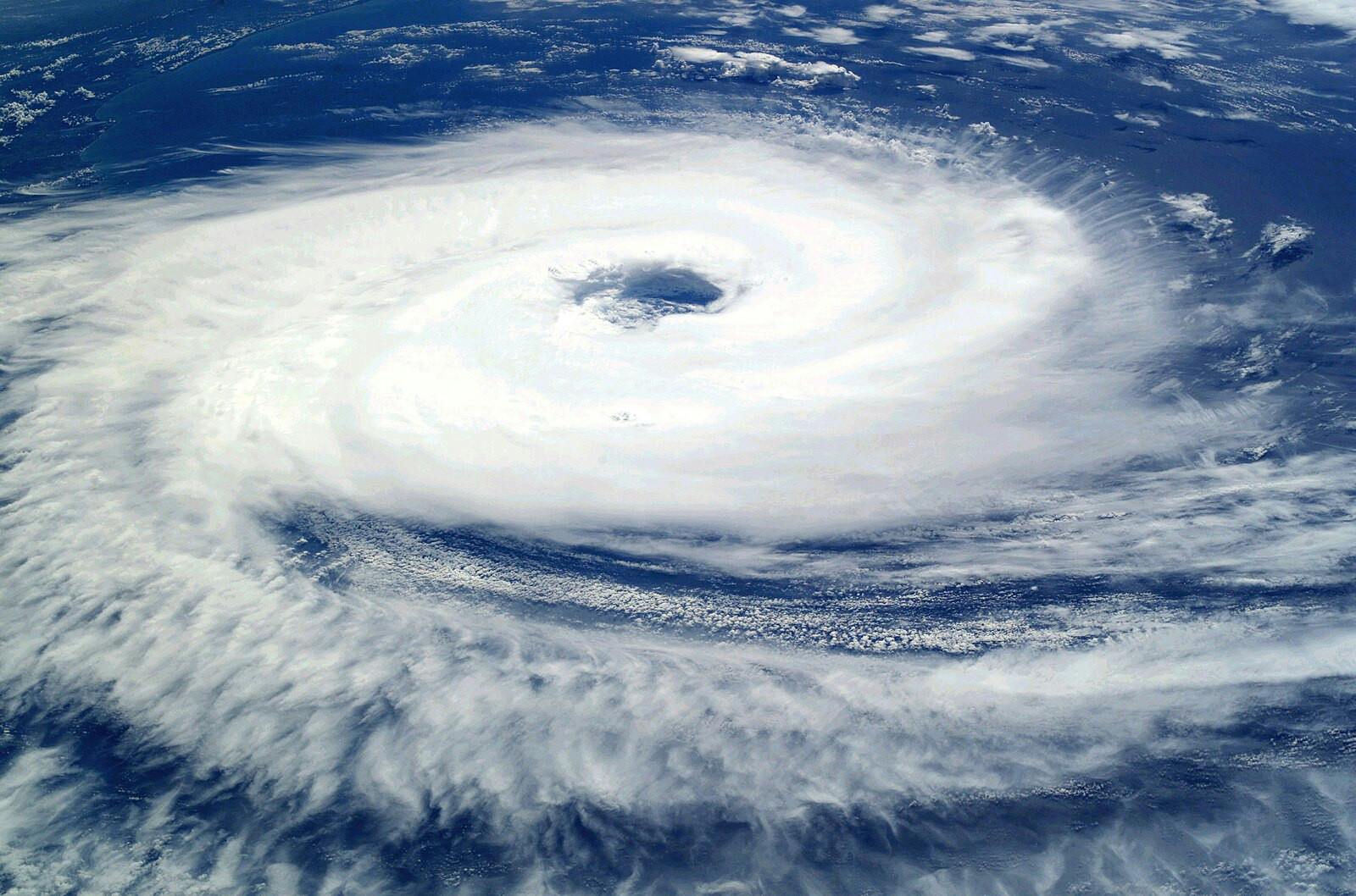 Scientists have proposed a new category for hurricanes to account for increasingly stronger hurricanes (Photo courtesy of Wikimedia Commons / “Cyclone Catarina from the ISS on March 26 2004” by NASA. PD NASA. March 26, 2004). 