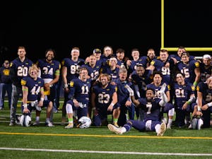 The College’s football team wrapped up their season with a game against Rowan (Photo courtesy of Jimmy Alagna).