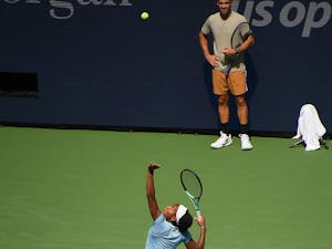 Coco Gauff in an early round U.S. Open match (Photo courtesy of Flickr / “Coco Gauff” by Amaury Laporte August 31, 2023).
