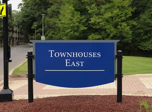 The Townhouses East are closed for a fire alarm system update, causing students to have to adjust their plans. (Photo courtesy of Brooke Zevon)