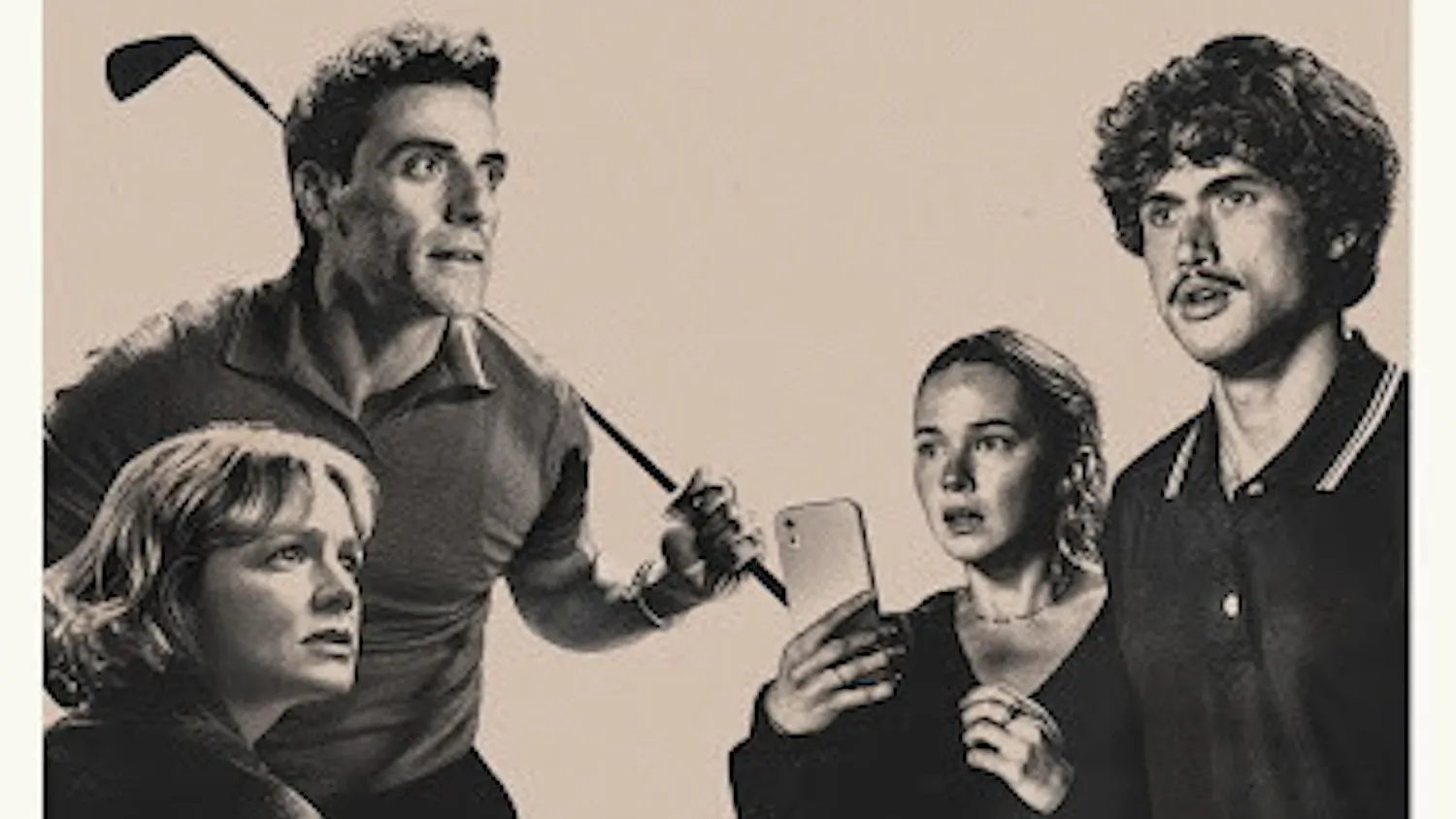 The two couples frozen in shock after Ashley and Austin catch Josh and Lindsay fighting. (Photo courtesy of IMDb)