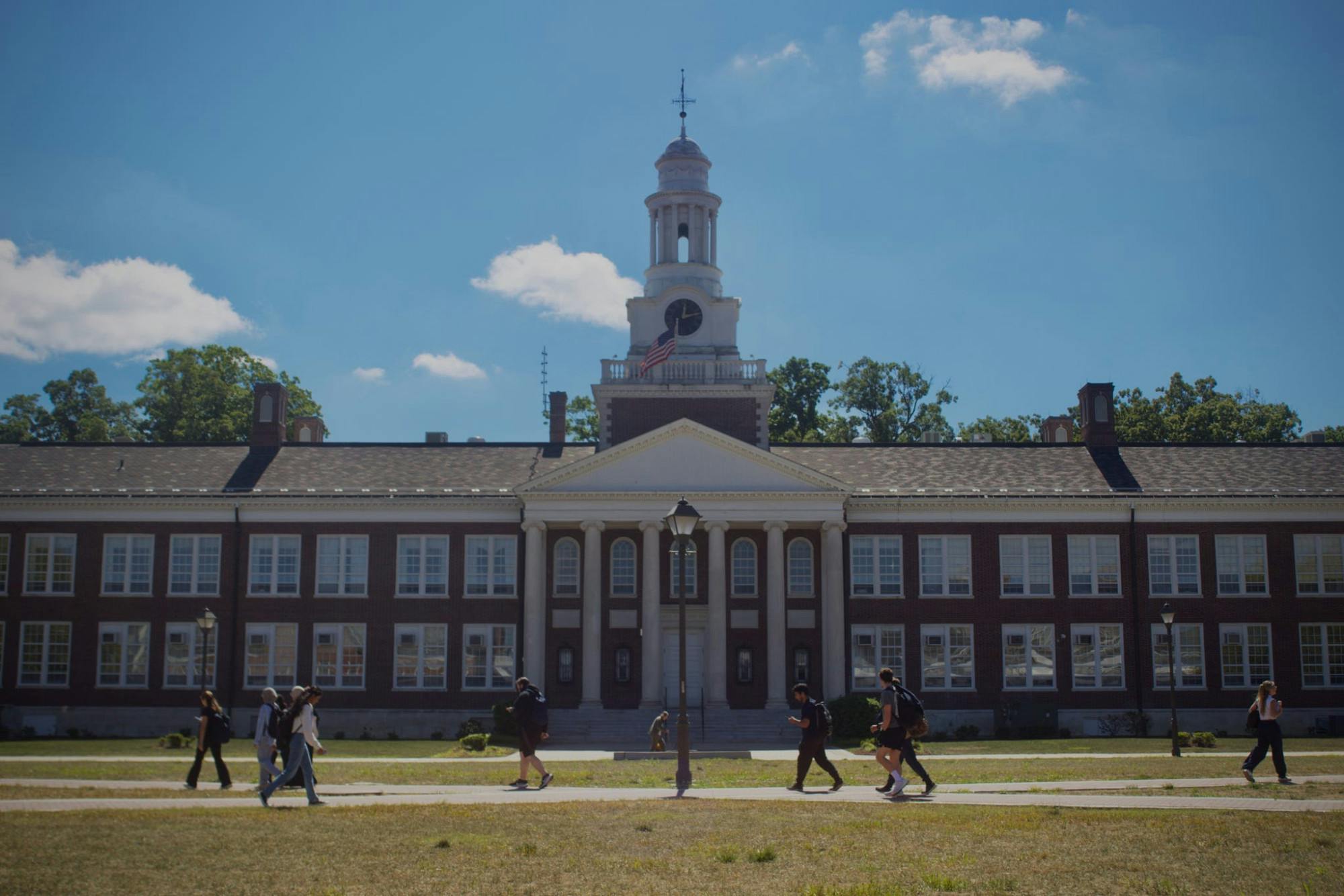 President Michael Bernstein is excited for the upcoming spring semester (Photo by Kylie Macallister / Staff Photographer).