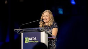 Doreen Marshall speaking at the NEDA Gala (Photo courtesy of Doreen Marshall).