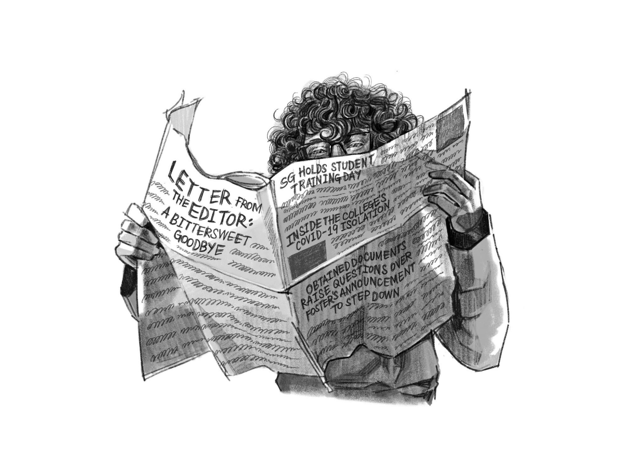 As my time ends at The Signal, I look back at the work I have done with rose tinted glasses, but in reality this change is needed in my life (Photo courtesy of Skylar Stewart / Graphic Designer).