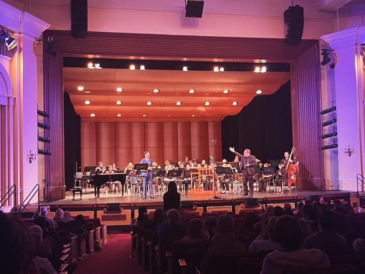 The Wind Ensemble. (Photo by Colleen Sears)