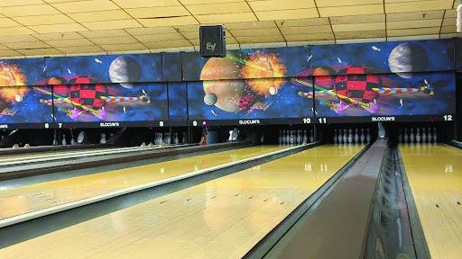 The local bowling alley hosts league games, birthday parties and College Night. (Photo by Tasnim Oyshi)
