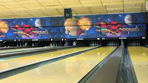 The local bowling alley hosts league games, birthday parties and College Night. (Photo by Tasnim Oyshi)