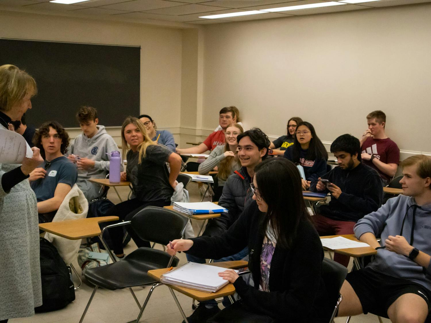 This semester, a total of 2,115 courses were scheduled across all academic departments — the least number of courses since at least the fall 2021 semester (Photo courtesy of Shane Gillespie / Photo Editor).