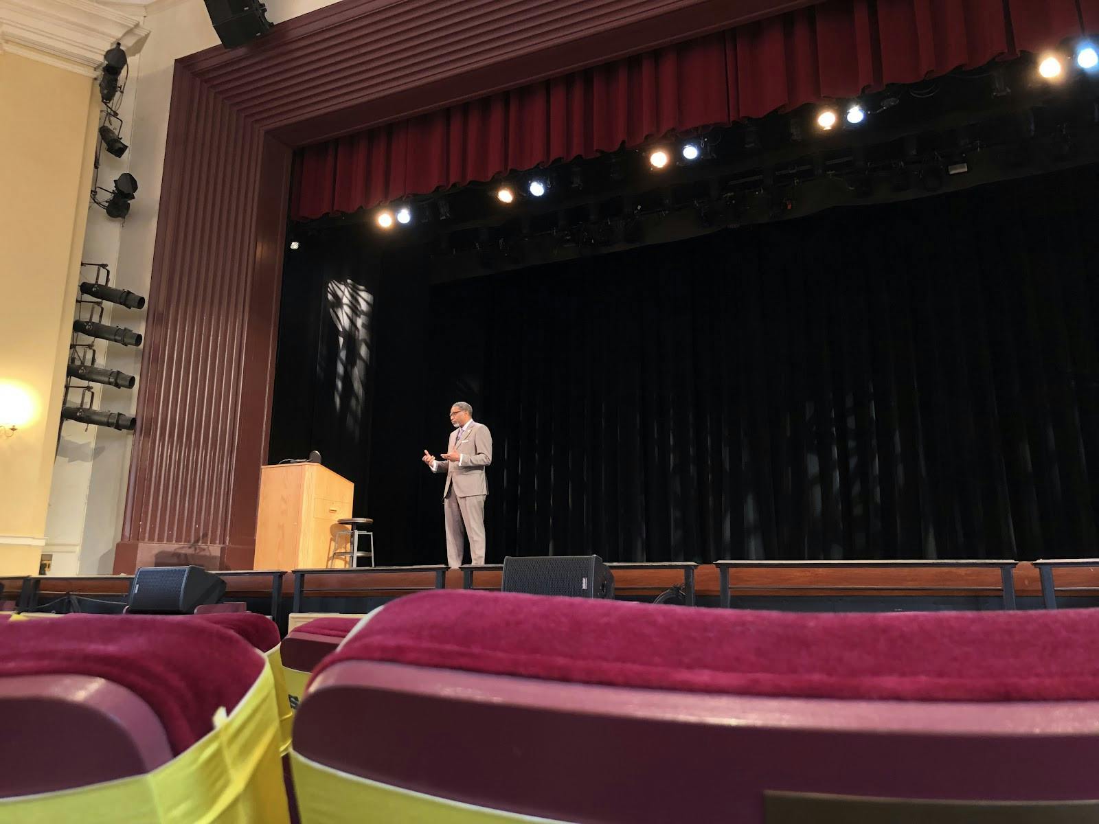 NAACP’s President spoke to the campus community (Delaney Smith / Staff Writer).