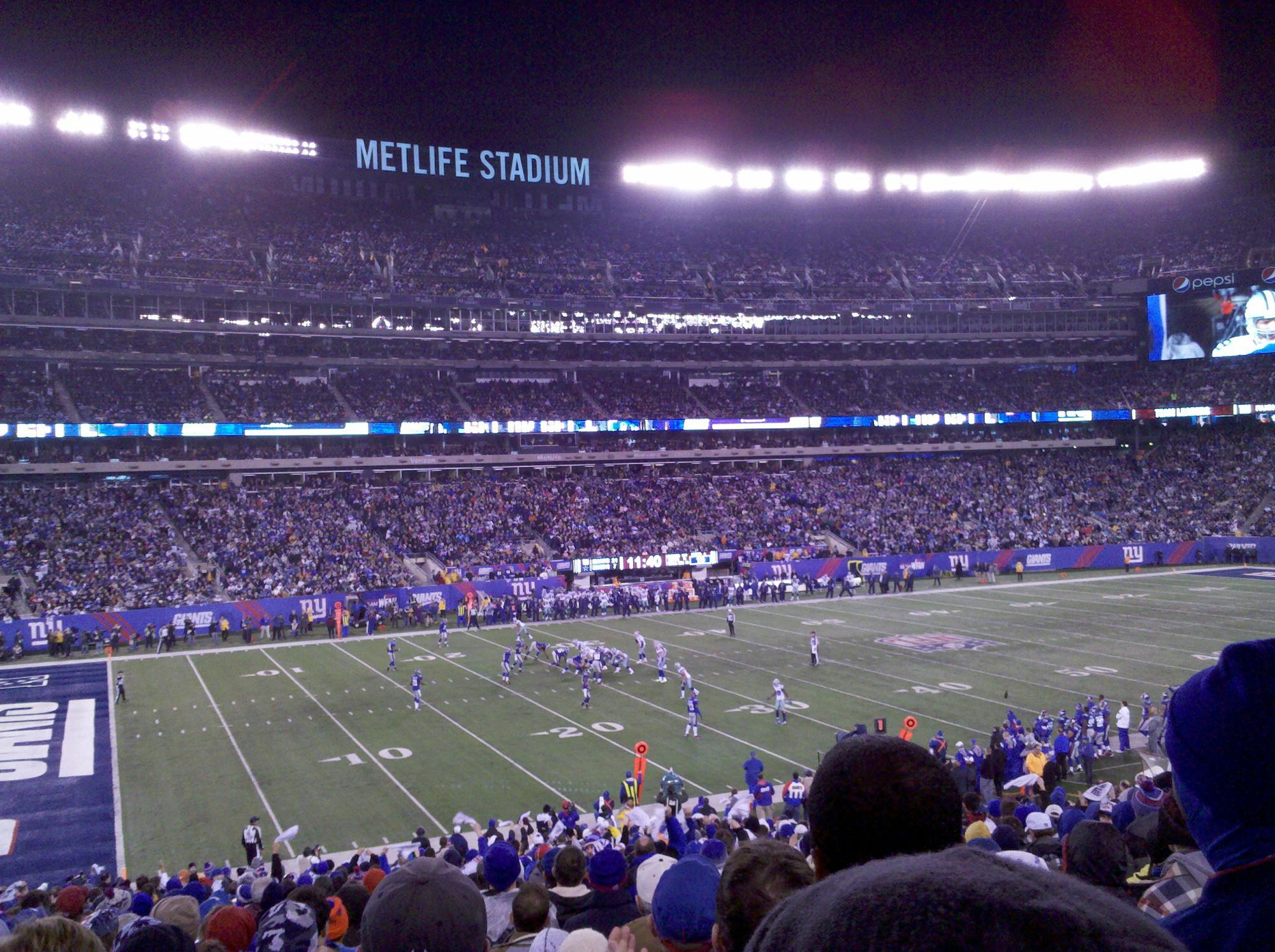 The New York Giants play their games at Metlife stadium (Photo courtesy of Steve Starer/Flickr)﻿.