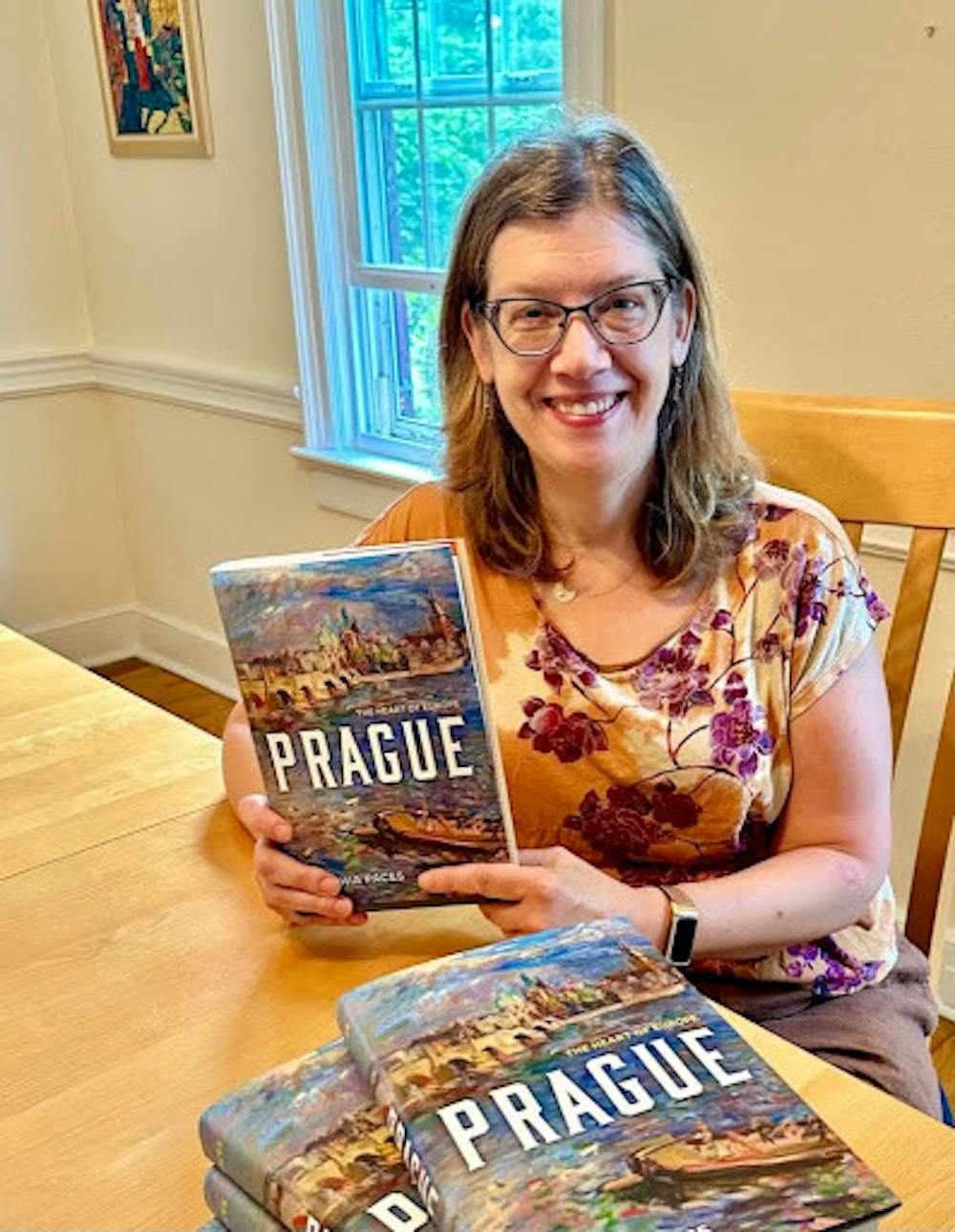 <p><em>With her recently published book, Paces peels back the layers of Prague’s over 1,000 year history, reaching back into the ninth century (photo courtesy of Cynthia Paces)</em></p>