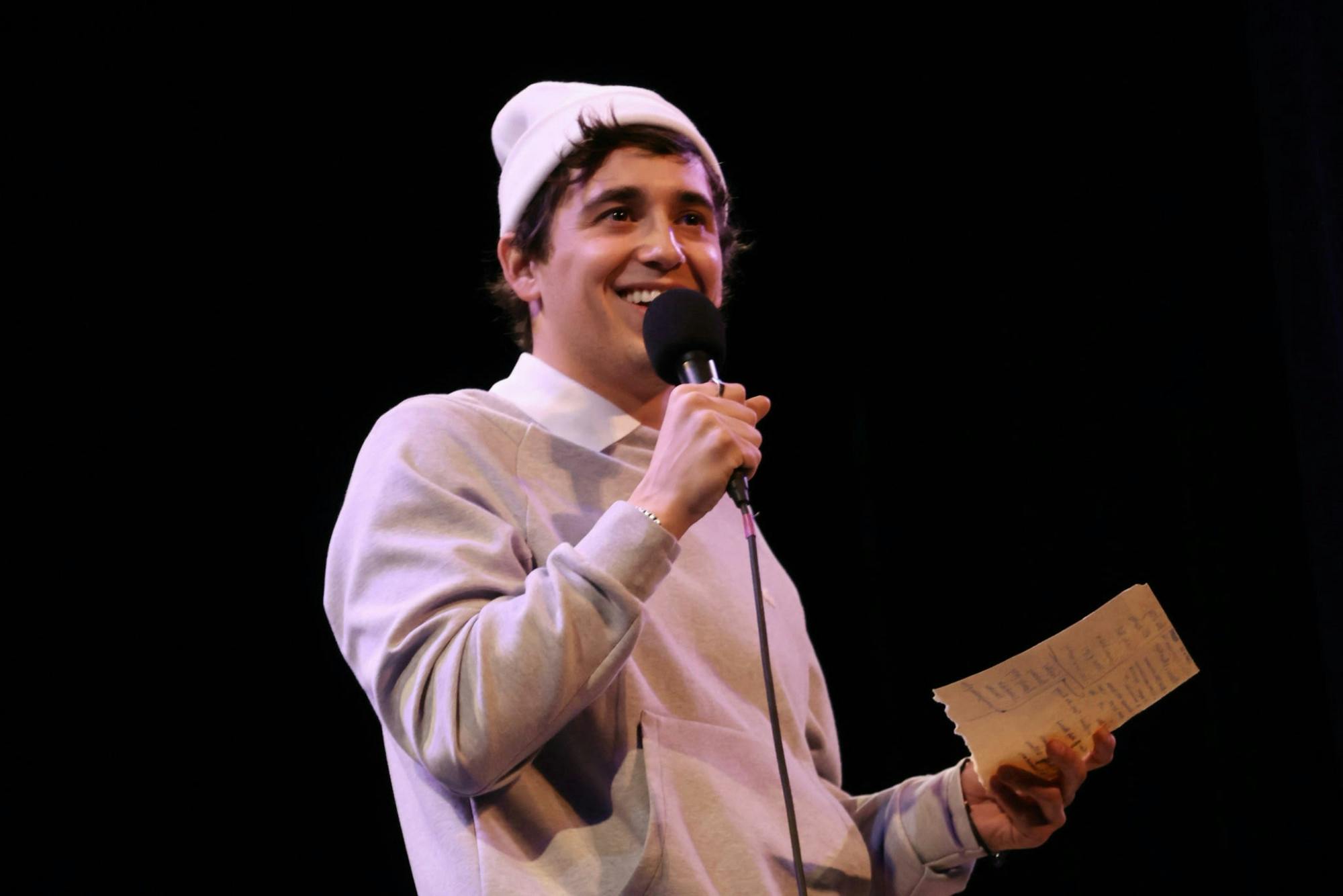 Hernandez, 27, has been a cast member of NBC’s comedy series “SNL” since 2022. (Photo by Erin Reilly / Staff Photographer)