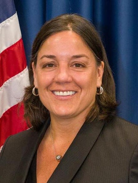 U.S. Attorney for the Eastern District of Pennsylvania Jacqueline C. Romero ‘93 is one of several U.S. attorneys appointed by former President Joe Biden who announced their resignation Monday. (Photo courtesy of Wikimedia Commons) 