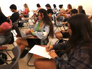 Showing up to class every week and paying attention should matter (Photo by Brooke Zevon / Staff Photographer).