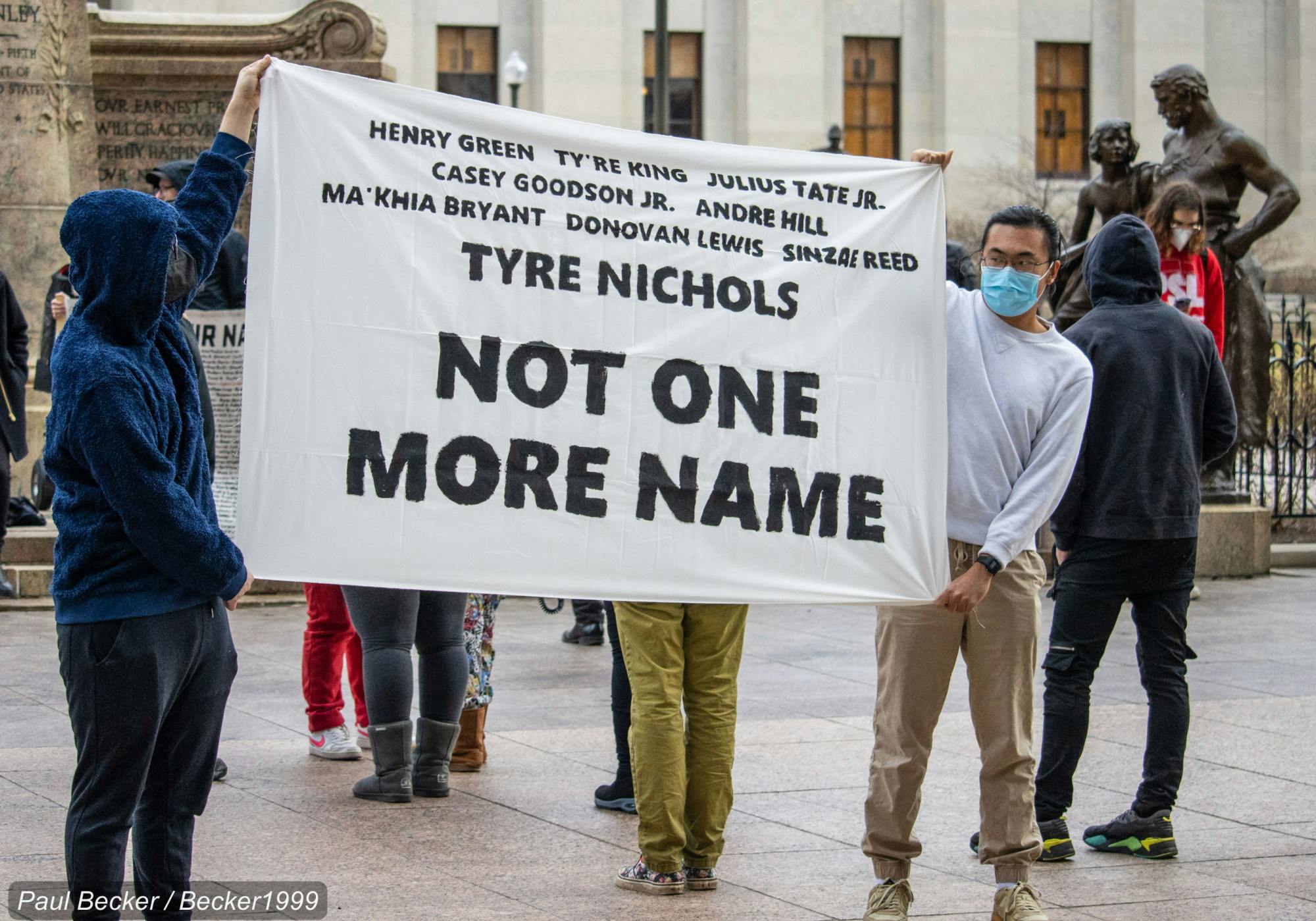 The details and released footage of the Tyre Nichols incident have sparked conversations across the United States about responses of potential police reform (Photo courtesy of Flickr/“IMG_6119” by Becker1999. January 30, 2023). 