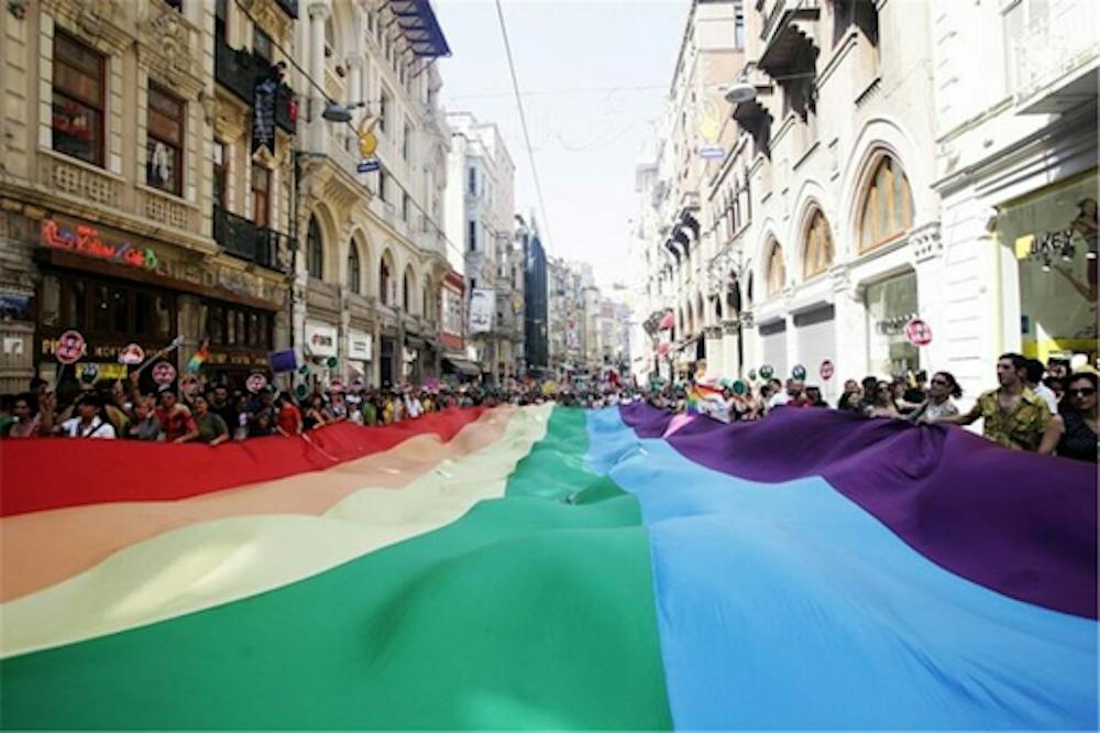 <p><em>Turkey arrests LGBTQ+ activists in Istanbul under minister’s new campaign. (Photo courtesy of </em><a href="https://commons.wikimedia.org/wiki/File:Istanbul_LGBT_Protest.jpg" target=""><em>Wikimedia Commons</em></a><em>)</em></p>