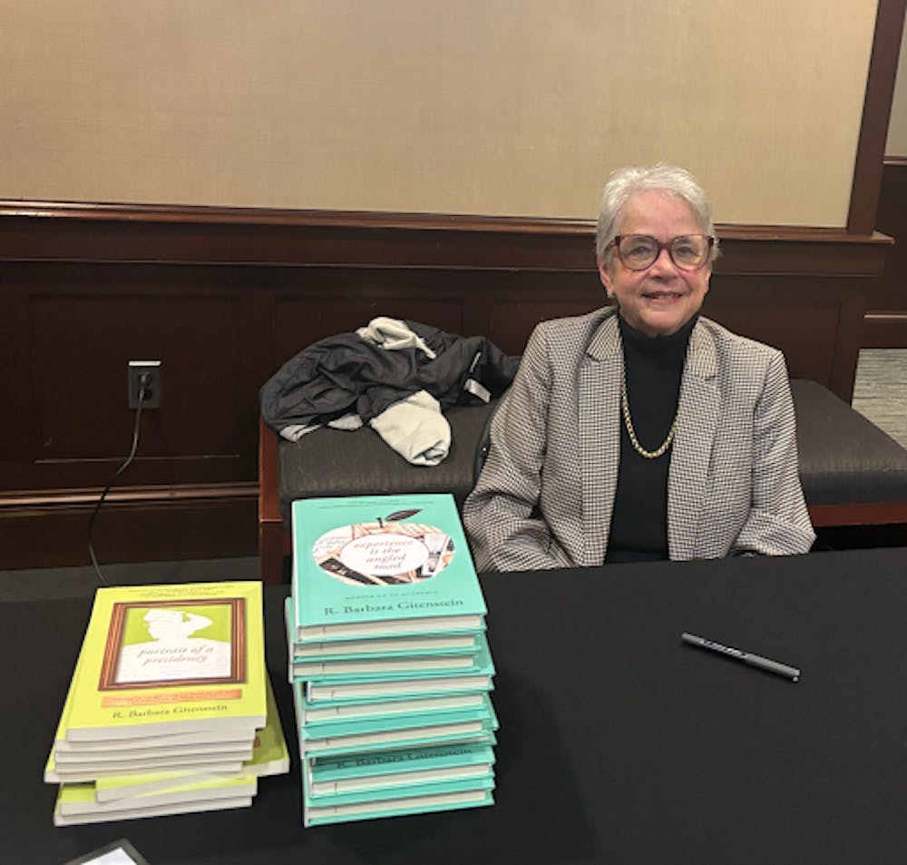 <p><em>Former President Barbara R. Gitenstein gave a talk to the College about her new memoir. (Photo courtesy of Natalia Tomczak)</em></p><p><br/></p>
